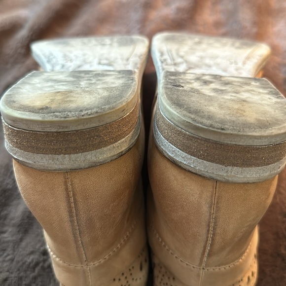 SUNDANCE Stargazer Lace Leather Booties Sz EU 36 US 6 - Picture 9 of 13